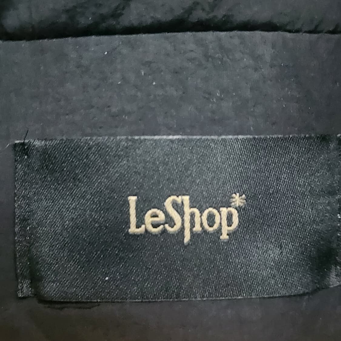 르샵 블랙 패딩 조끼 상품이미지3