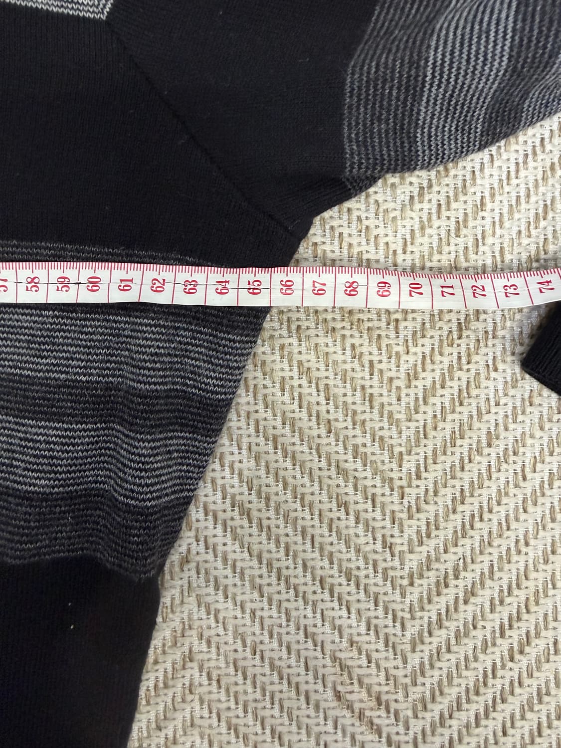 정품) 바버 남성 체크 패턴 니트 XXL  상품이미지8