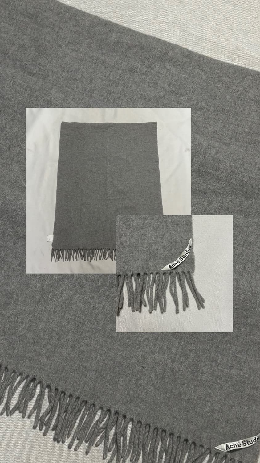 아크네 스튜디오 그레이 머플러/목도리 상품이미지1