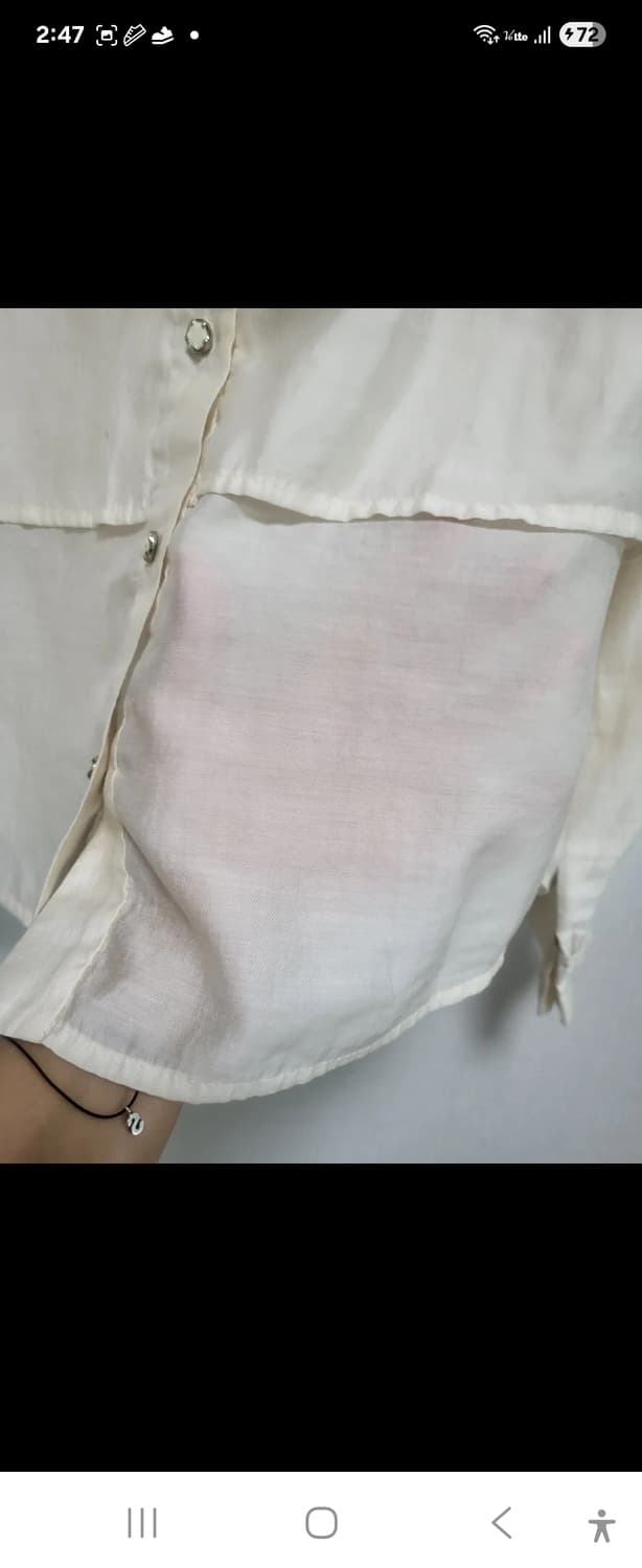 ZOOC 아이보리 여성 셔츠 85-160(55-66) 상품이미지5