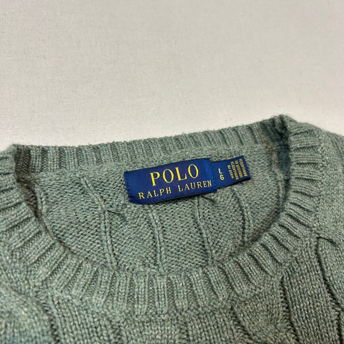 L) 폴로 랄프로렌 케이블 꽈배기 니트 상품이미지7