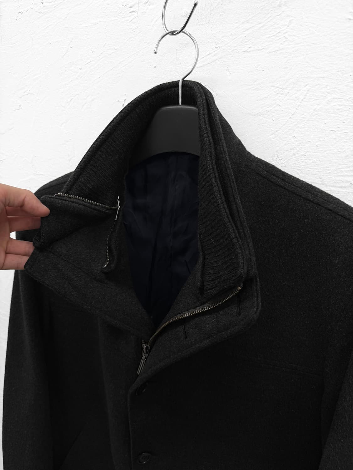 kansai yamamoto 캐시미어 울 하프 코트 상품이미지2