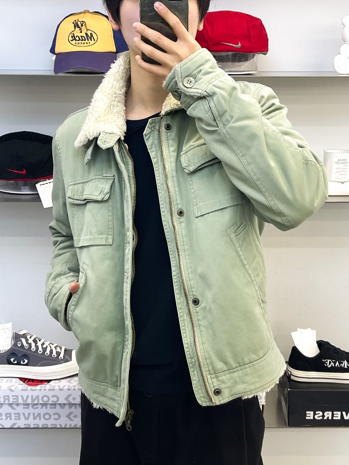 디젤 쉐르파 라인 트러커 자켓 상품이미지3