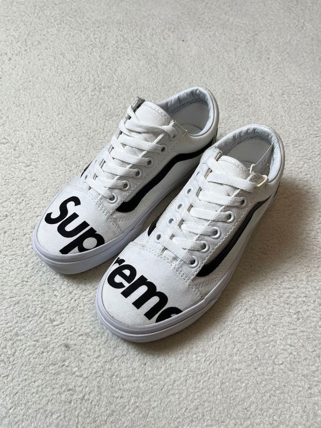 반스 올드스쿨 슈프림 커스텀 스니커즈 A1833 상품이미지1