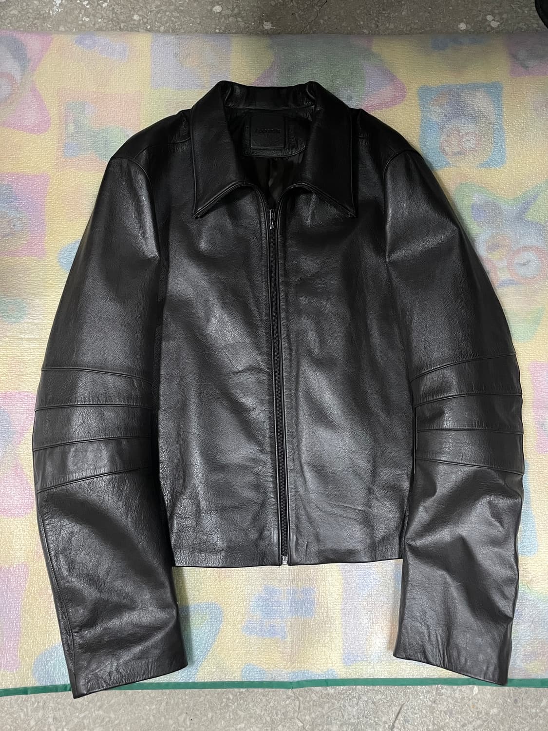 머듈 가죽자켓 브라운 3사이즈 상품이미지1