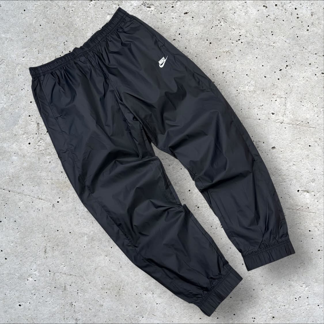 [XL] 나이키 블랙 나일론 바람막이 조거 팬츠 C470 상품이미지1