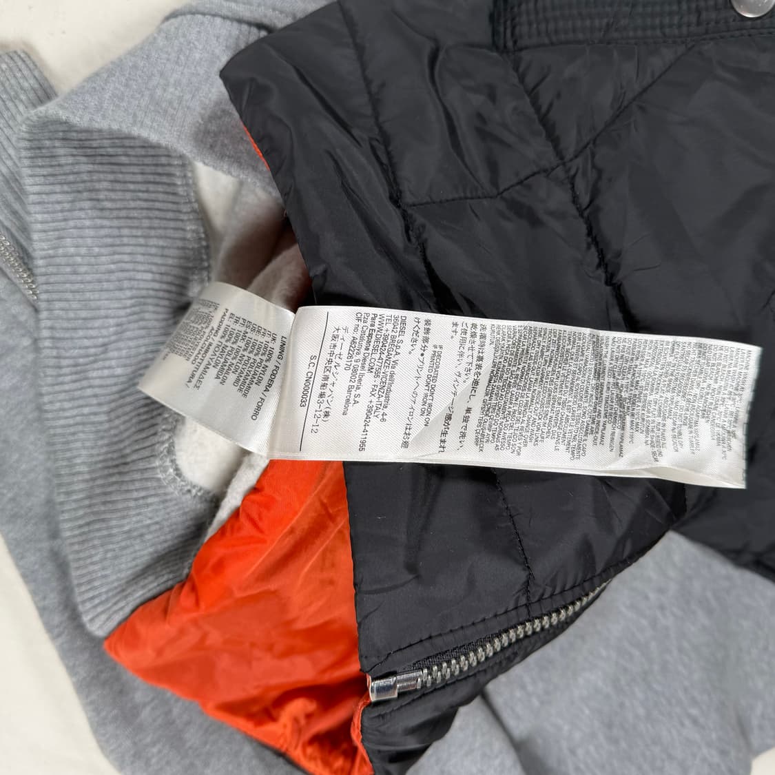 디젤 패딩 집업 자켓 상품이미지5