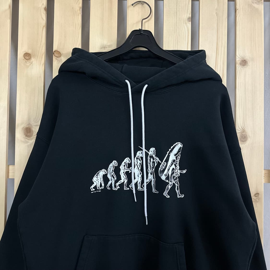 (L) 나이키 에볼루션 블랙 후드티 상품이미지3