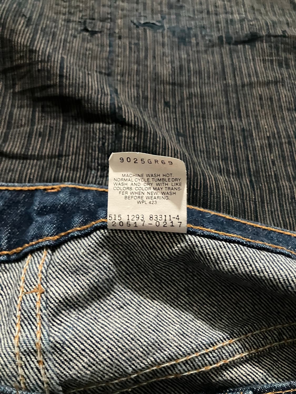 🇺🇸 90s USA 빈티지 리바이스 517 부츠컷 데님 팬츠 상품이미지7