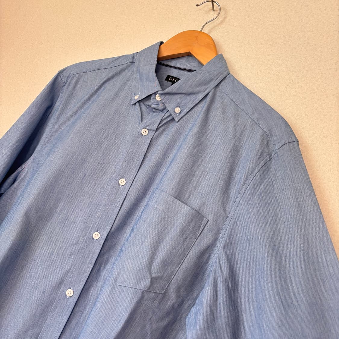 새제품급 GEORGE 조지 셔츠 M 100 스판 스트레치  상품이미지3
