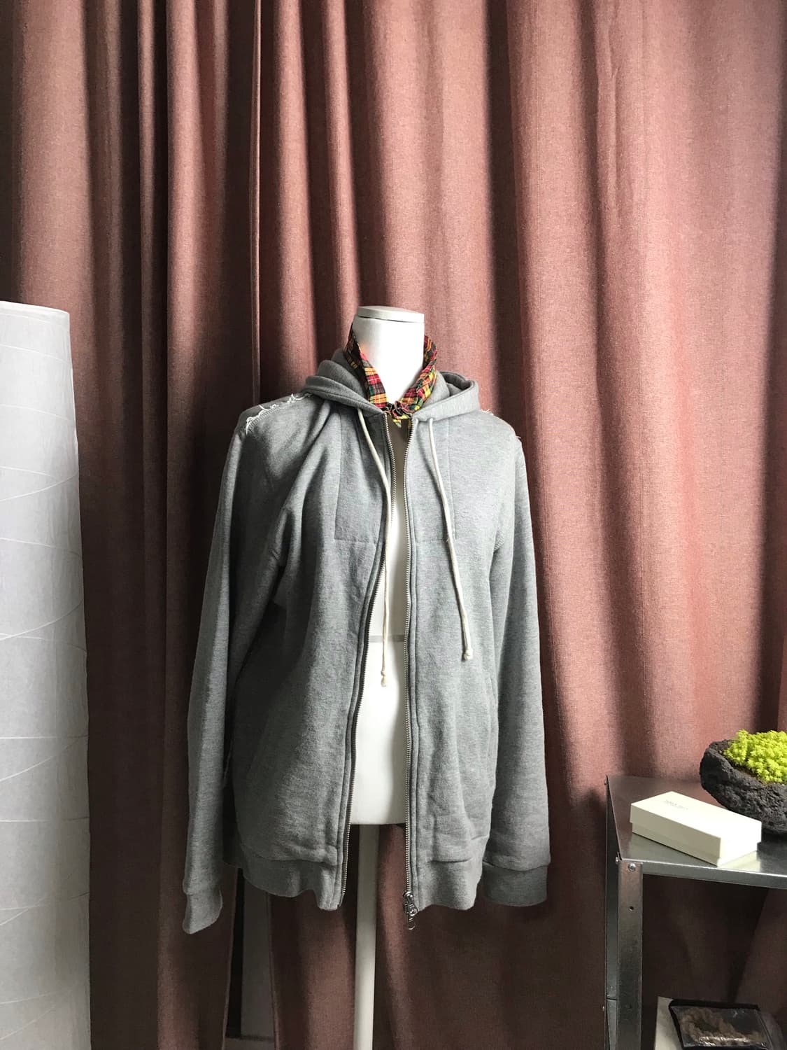 빔즈 셔츠 레이어드 후드집업 상품이미지1