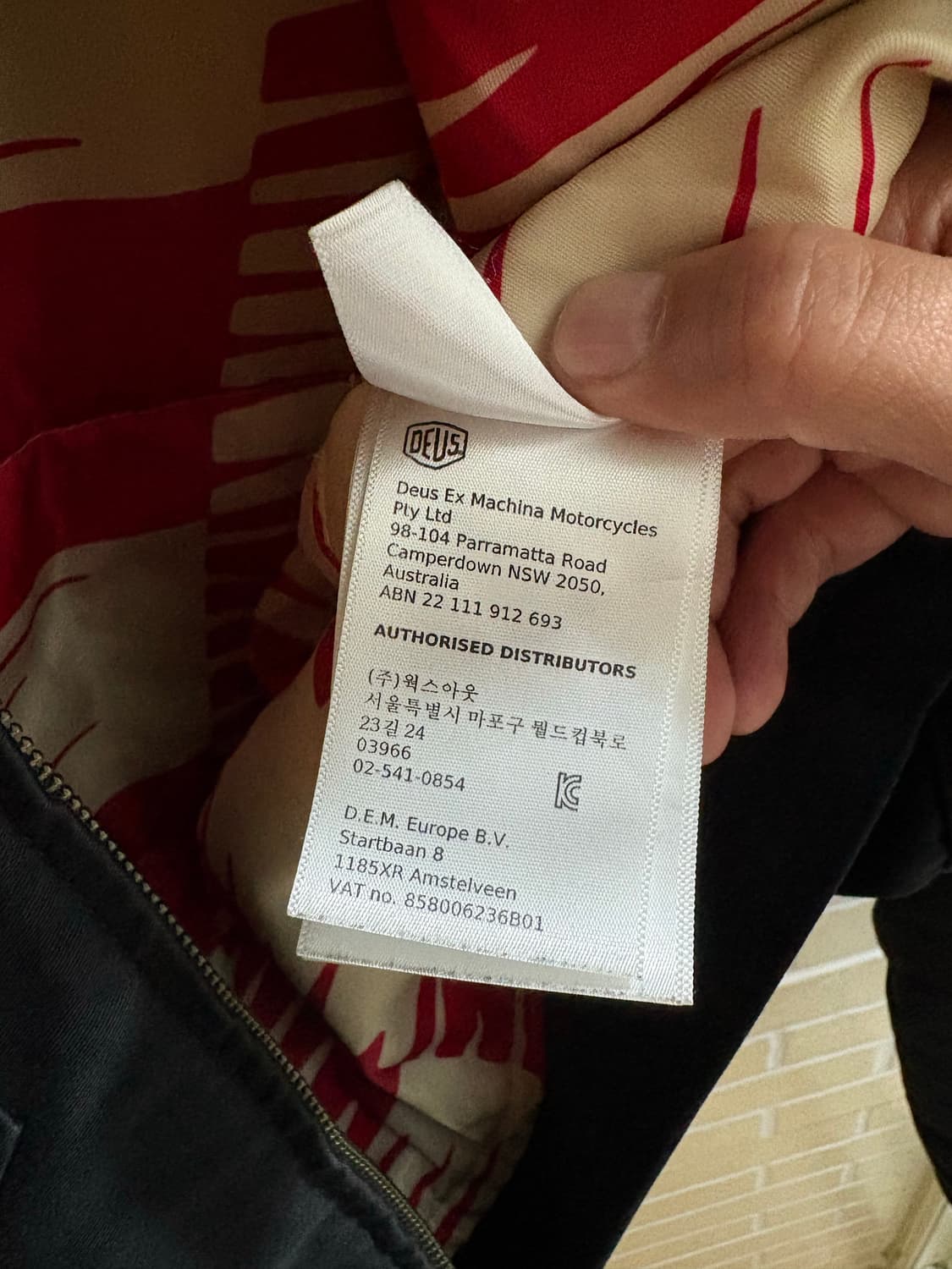 데우스엑스마키나 트러커 점퍼 네이비 L사이즈 상품이미지6