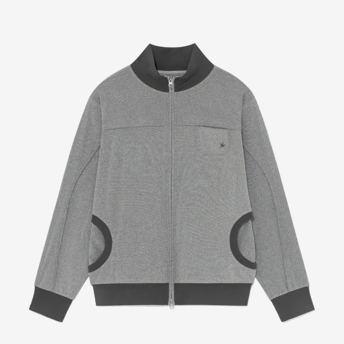 더콜디스트모먼트 코지 라인 저지 집업 그레이 S 상품이미지1