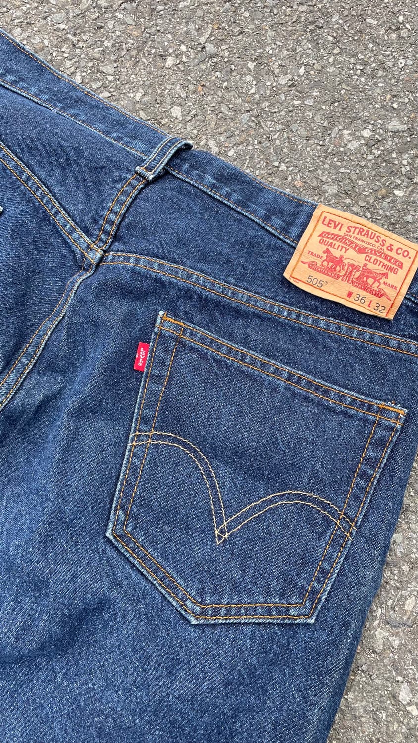 리바이스 505 인디고 데님 상품이미지4