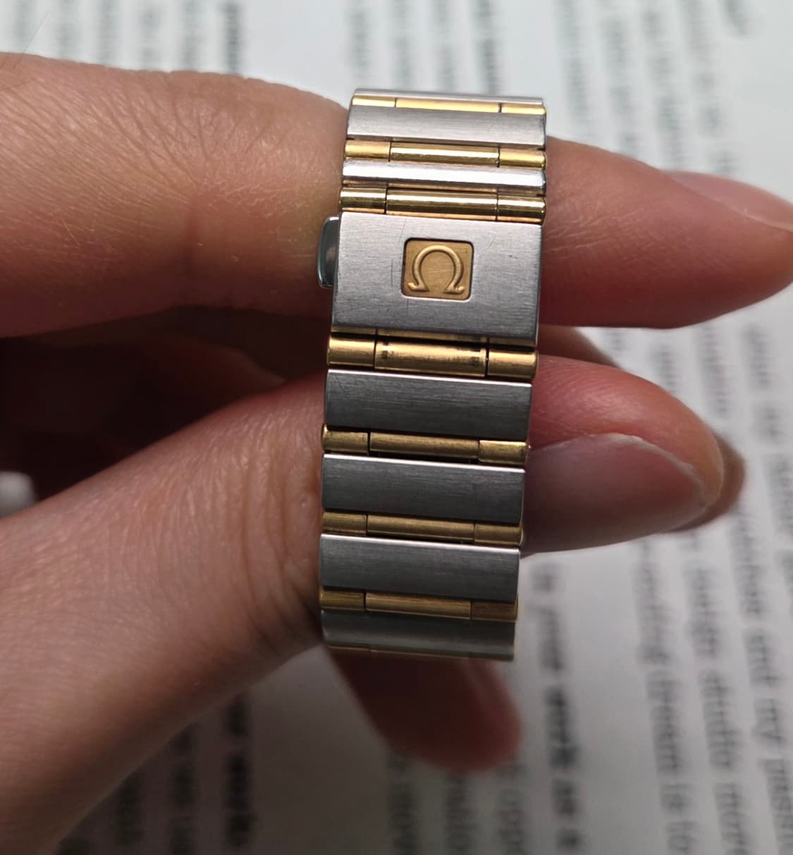 오메가 컨스틸레이션 별로고 18K콤비 풀바 쿼츠 여성용 브레이슬릿 ver 상품이미지7