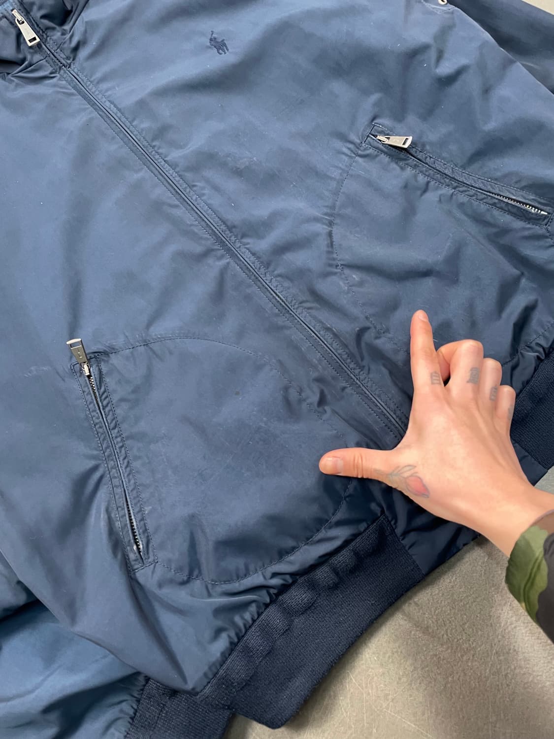 폴로 나일론 블루종 자켓 상품이미지3