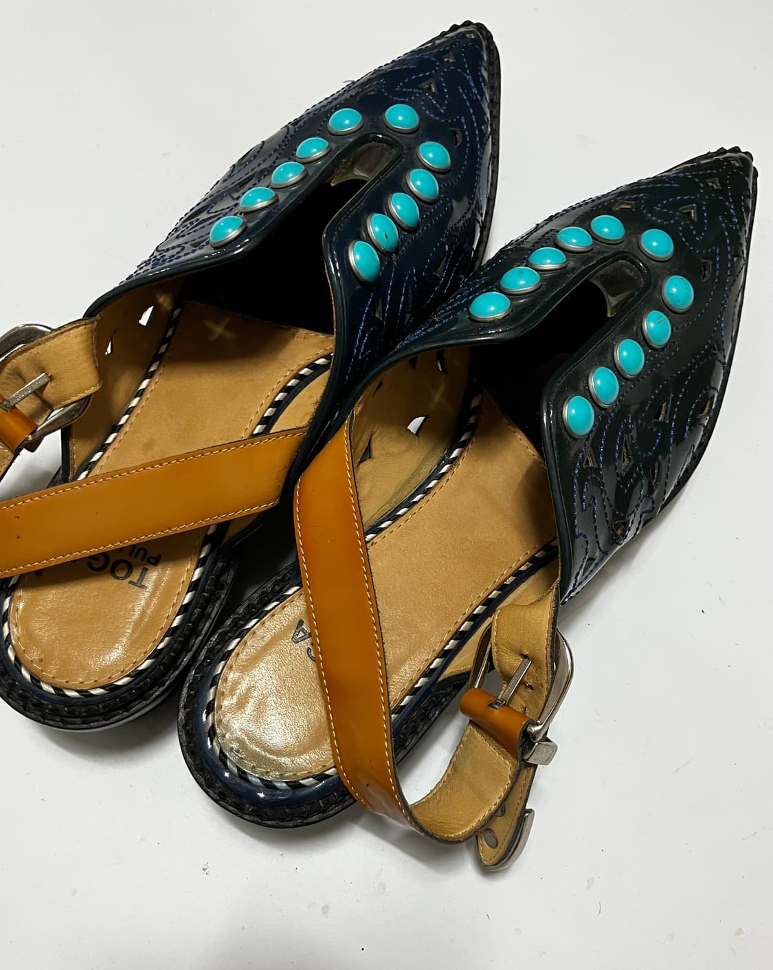 토가 풀라 스터드 슬링백 샌들 상품이미지2