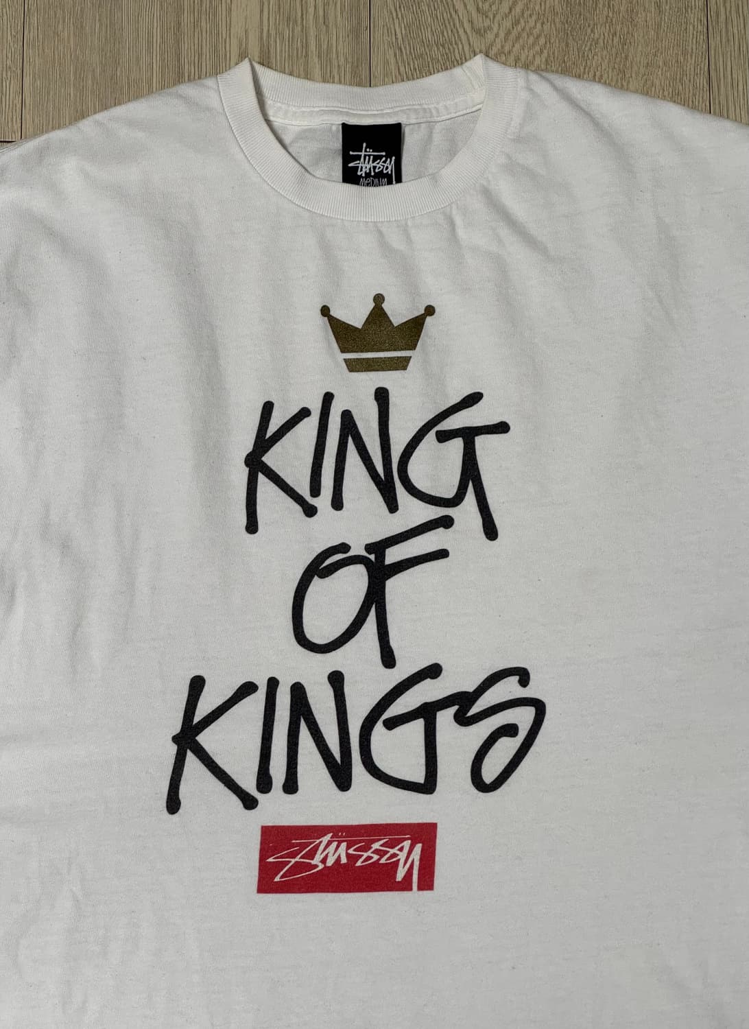 스투시 king of kings 박스로고 티셔츠 상품이미지1