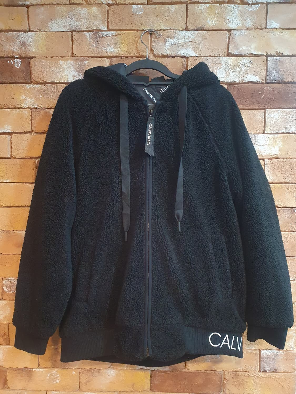 캘빈클라인 뽀글이후드집업 상품이미지1