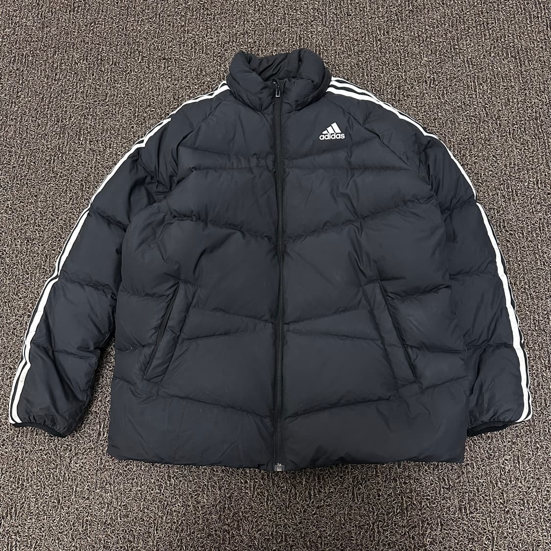 아디다스 여성 덕다운 숏패딩 블랙 신장 160 상품이미지1