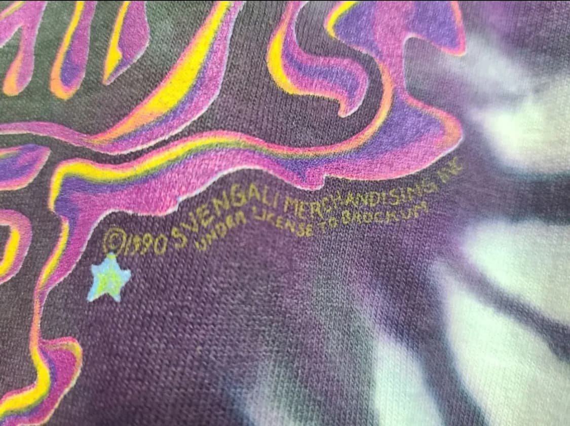 1990 aerosmith 에어로스미스 타이다이 빈티지티셔츠 상품이미지4