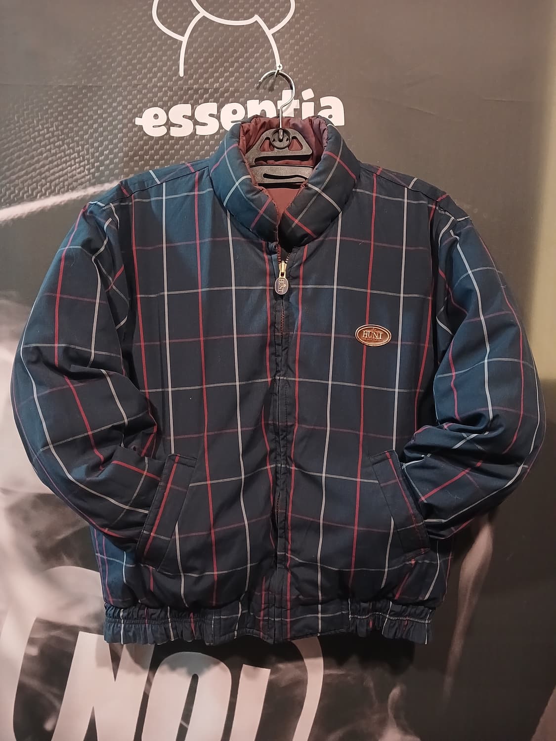 헌트 체크패턴 봄버 자켓 상품이미지1