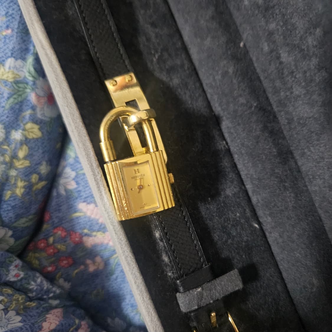 에르메스 캘리 금장 시계 상품이미지1