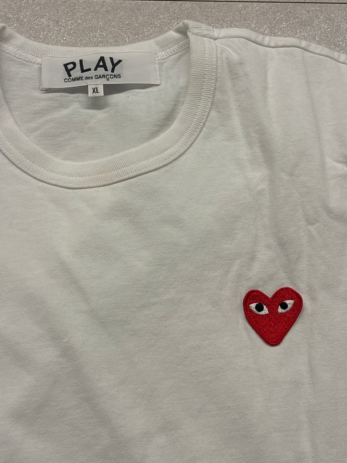 꼼데가르송 반팔티 (XL) 남녀 공용 상품이미지2