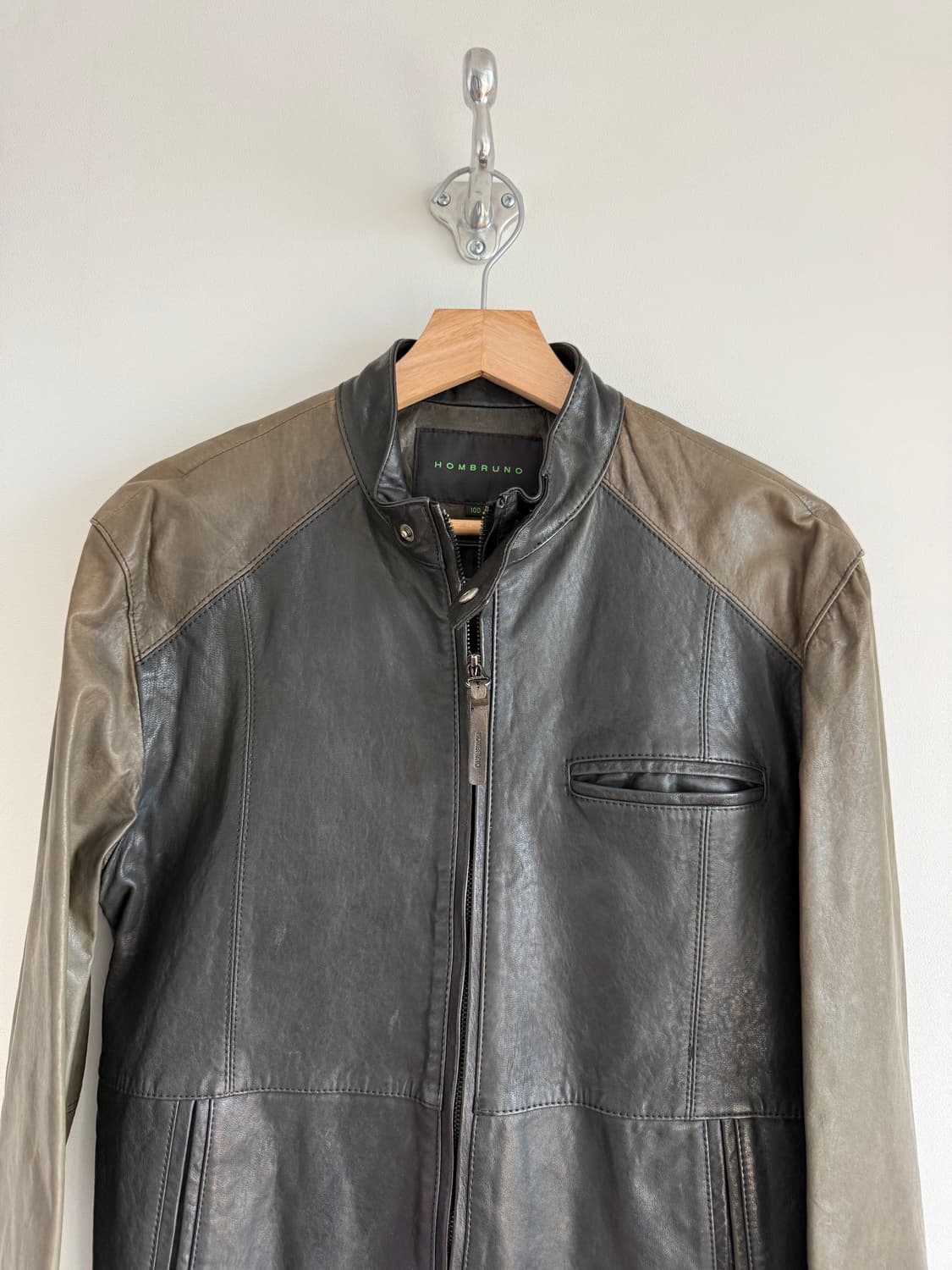 Pre owned 램스킨 레더 자켓 상품이미지2