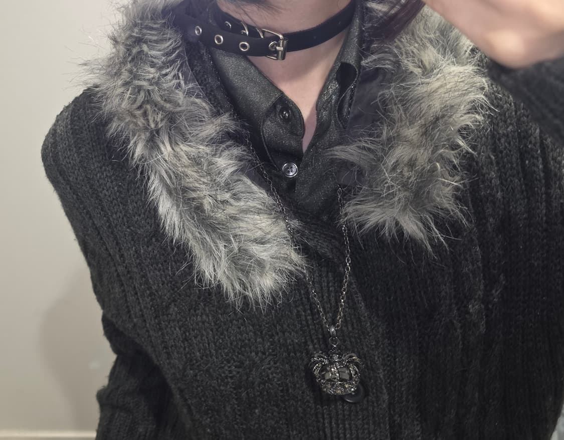 왕관 빈티지 목걸이 상품이미지3