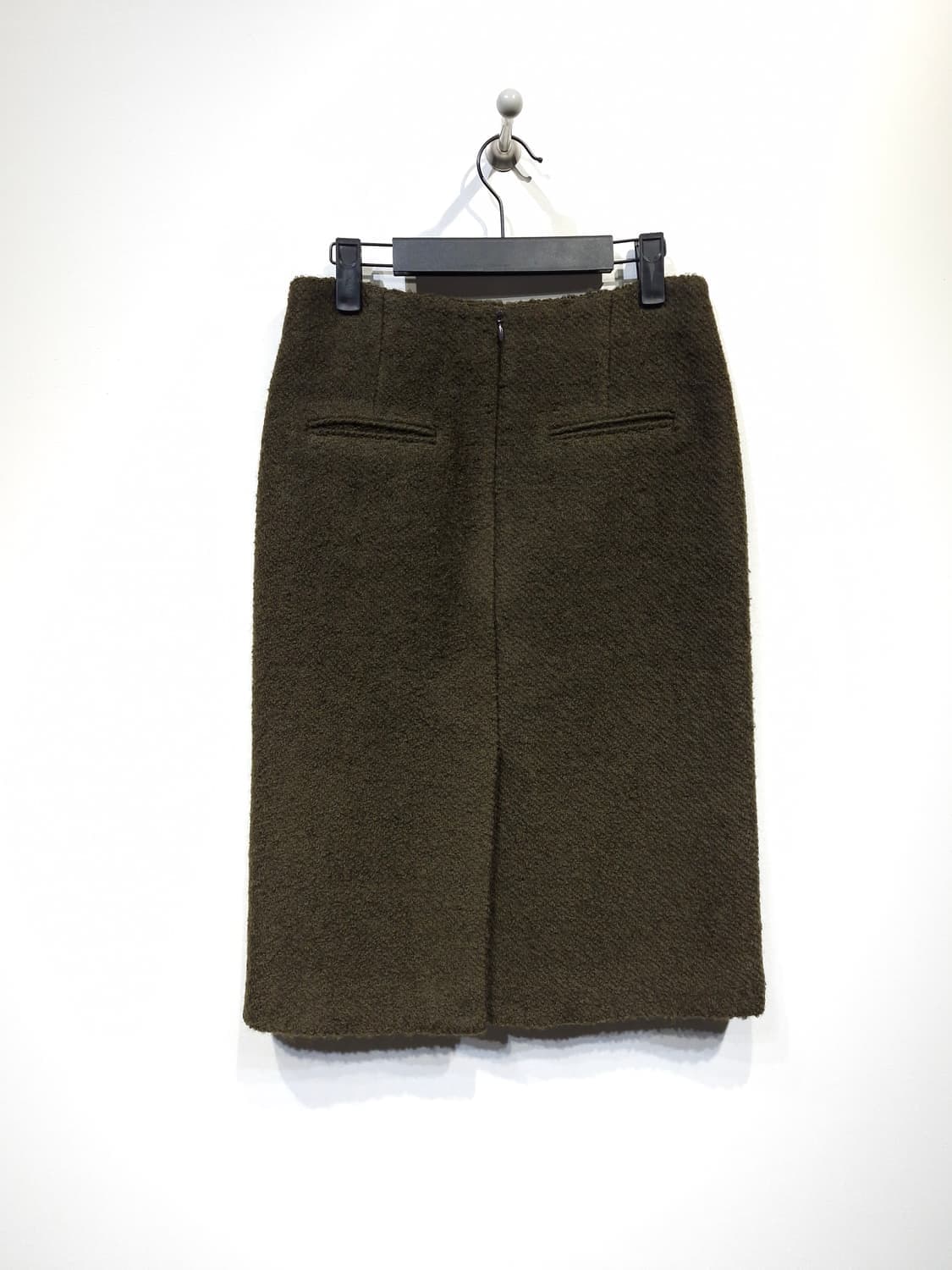 [새상품]낫띵리튼 Allie 펜슬 스커트 다크브라운 상품이미지4