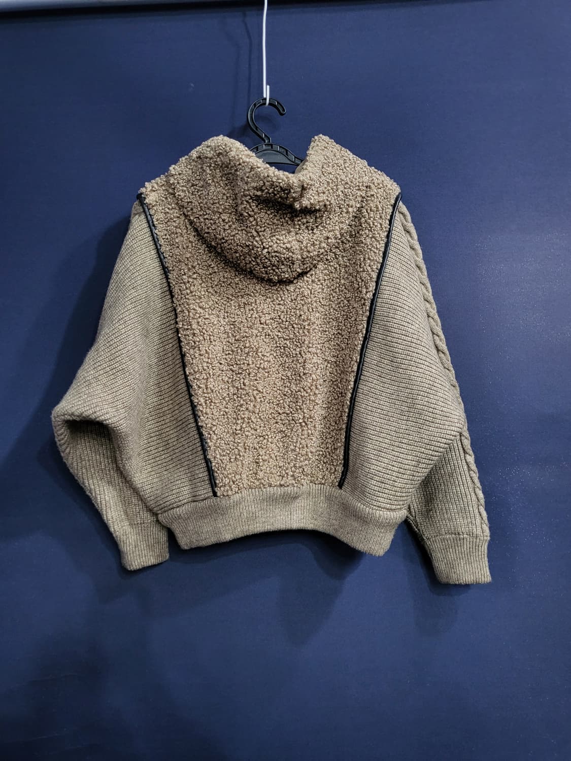 후드 니트 자켓 상품이미지5