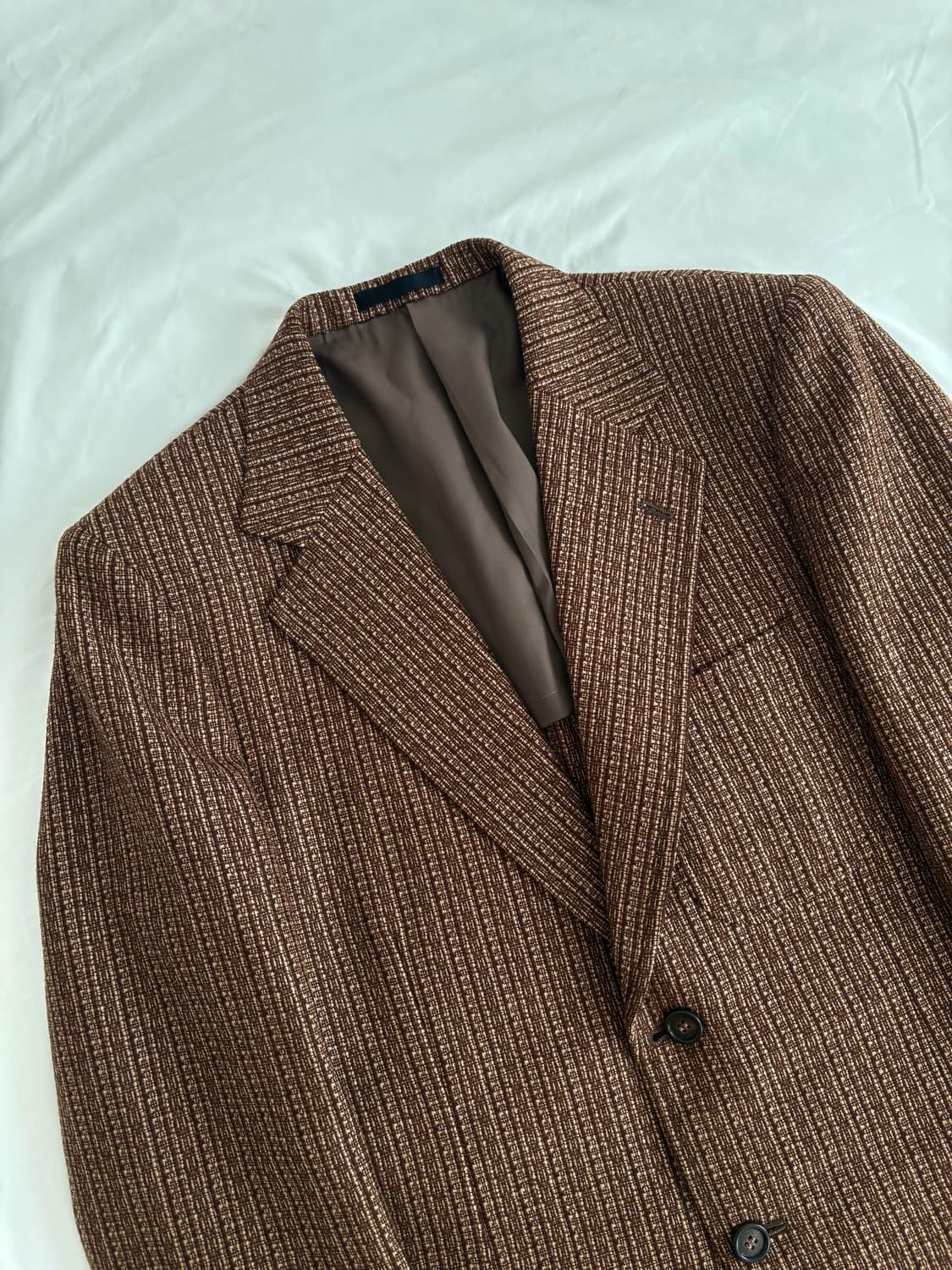 brown pattern jacket 브라운 패턴 자켓 상품이미지4