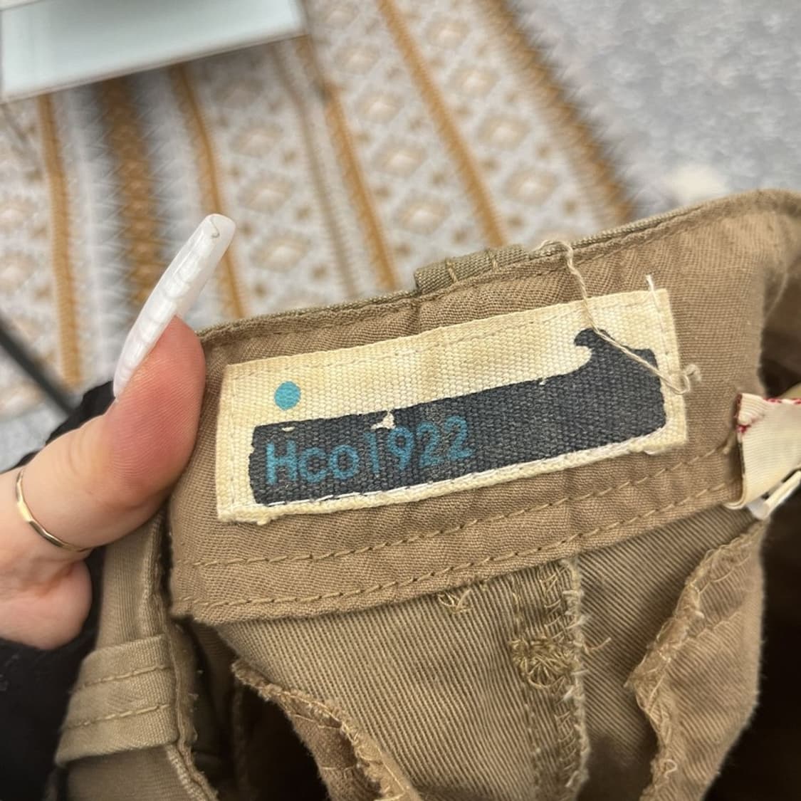 HCO 빈티지 밀리터리 웨스턴 와이드 카고 반바지 C10842 상품이미지5