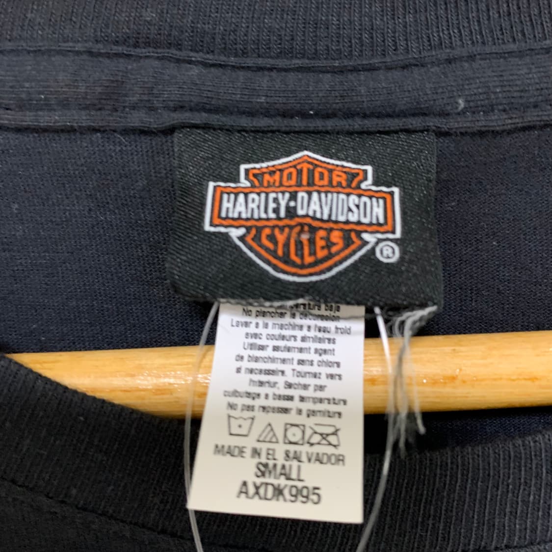 할리데이비슨 빈티지 슬림핏 레터링 반팔 티셔츠 y2k 여성 S 상품이미지6