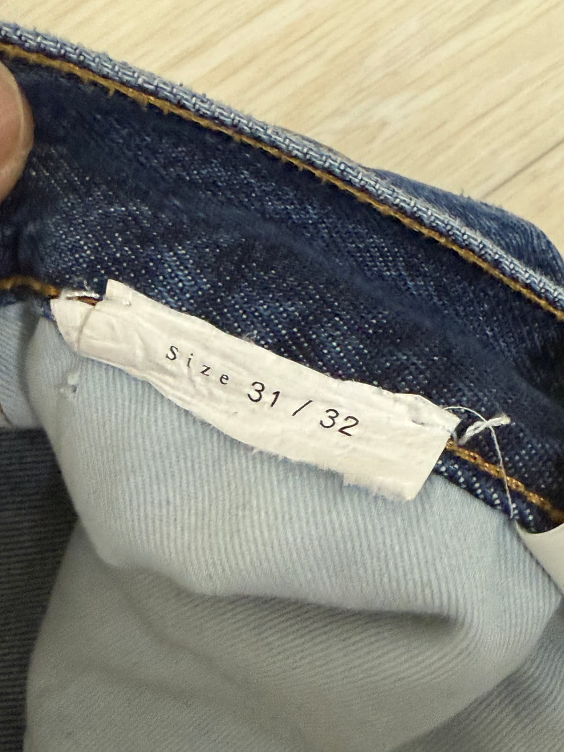 [31X32]선플라워 트위스트 데님 팬츠 상품이미지6