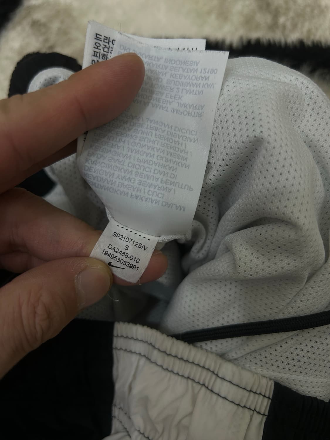 [S]나이키 헤리티지 우븐 조거팬츠/블랙 상품이미지6