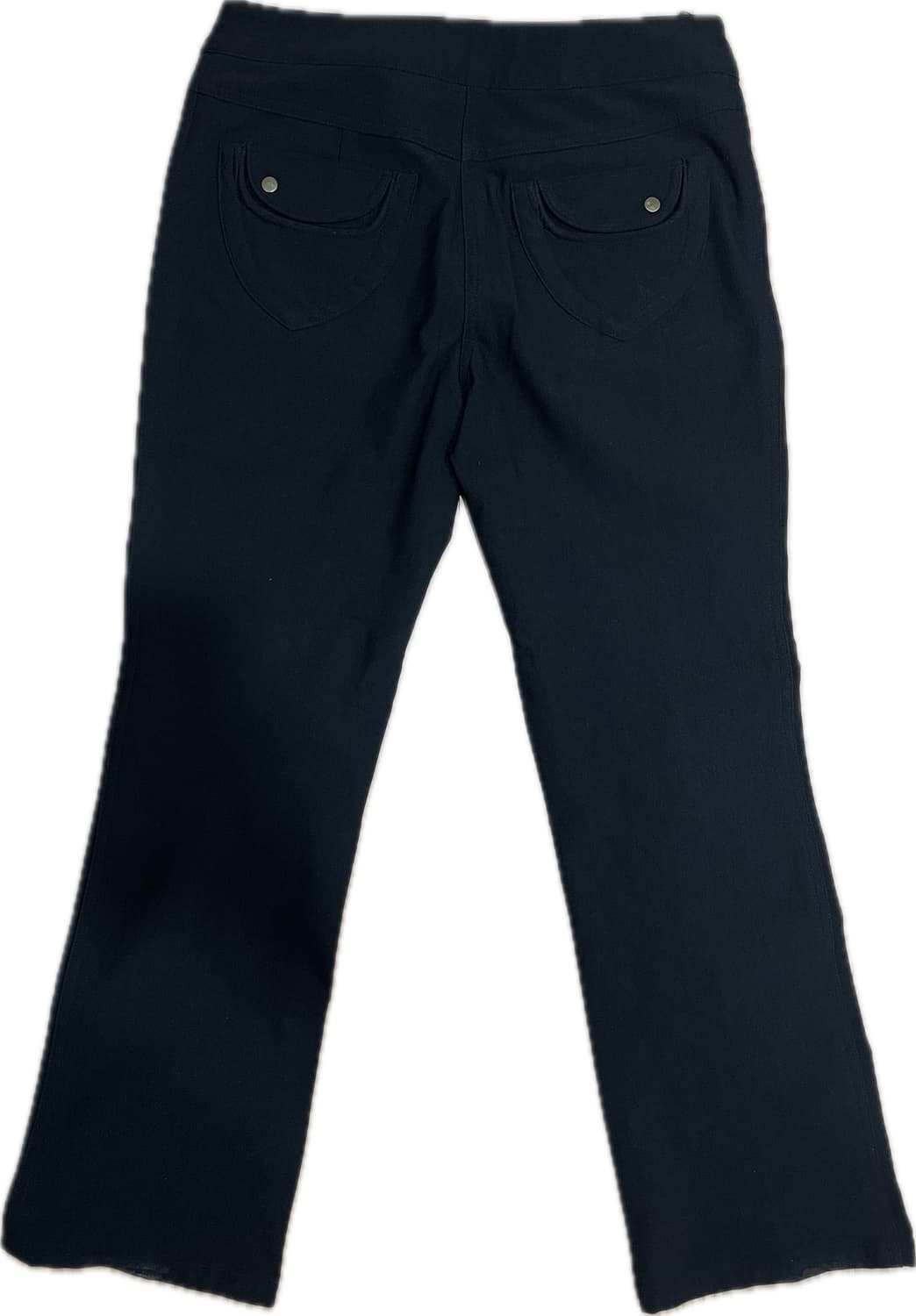 빈티지 셔링 세미부츠컷 블랙팬츠 상품이미지2