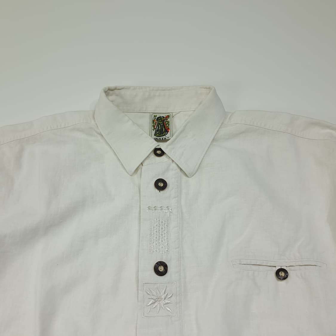 CL625 2XL Solo 90s 린넨 코튼 독일 트라흐렌 바바리안 알 상품이미지2