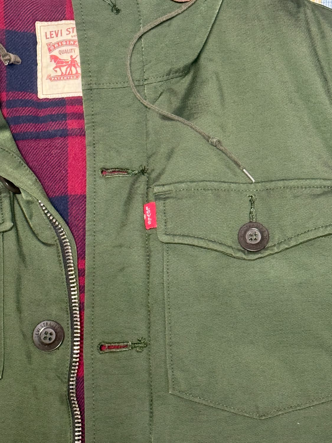 리바이스 덕 다운 시어링 야상 파카 상품이미지2