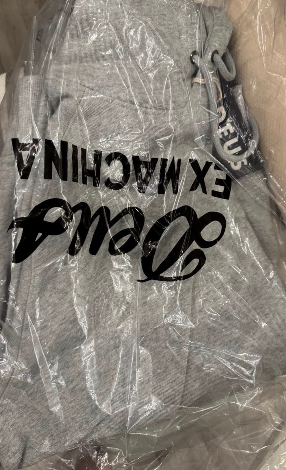 데우스 엑스 마키나 서울 후드티 XL 그레이 새상품 상품이미지7