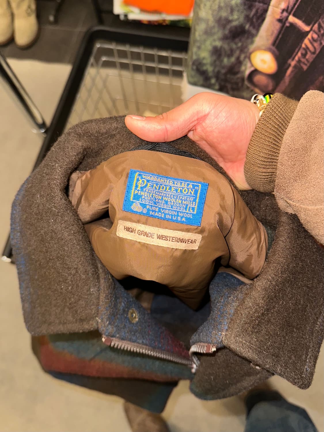 80‘s Pendleton high grade western jacket 상품이미지10