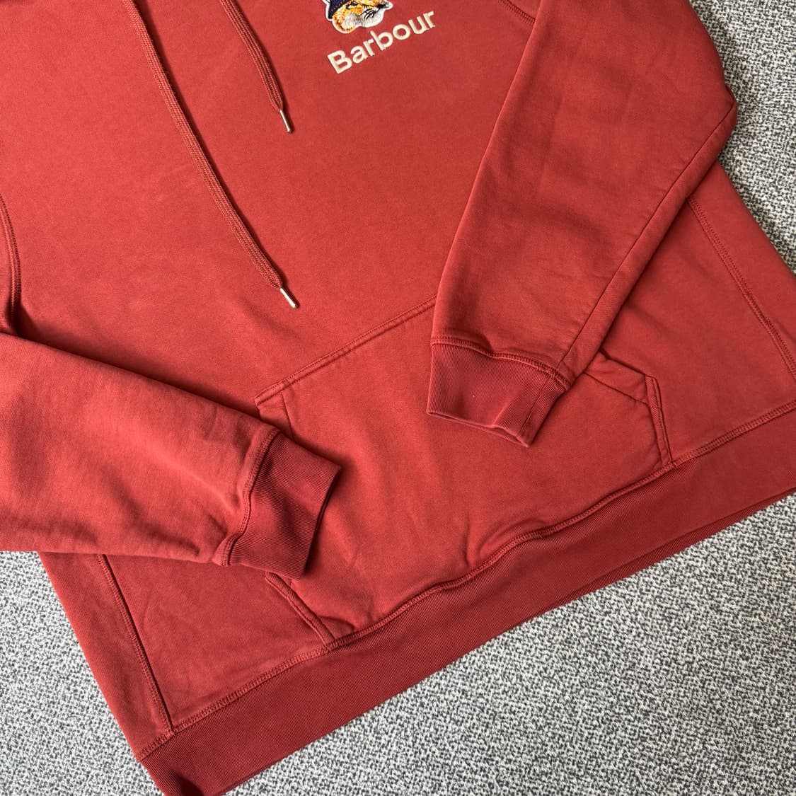 바버 x 메종 키츠네 폭스 헤드후드 상품이미지3