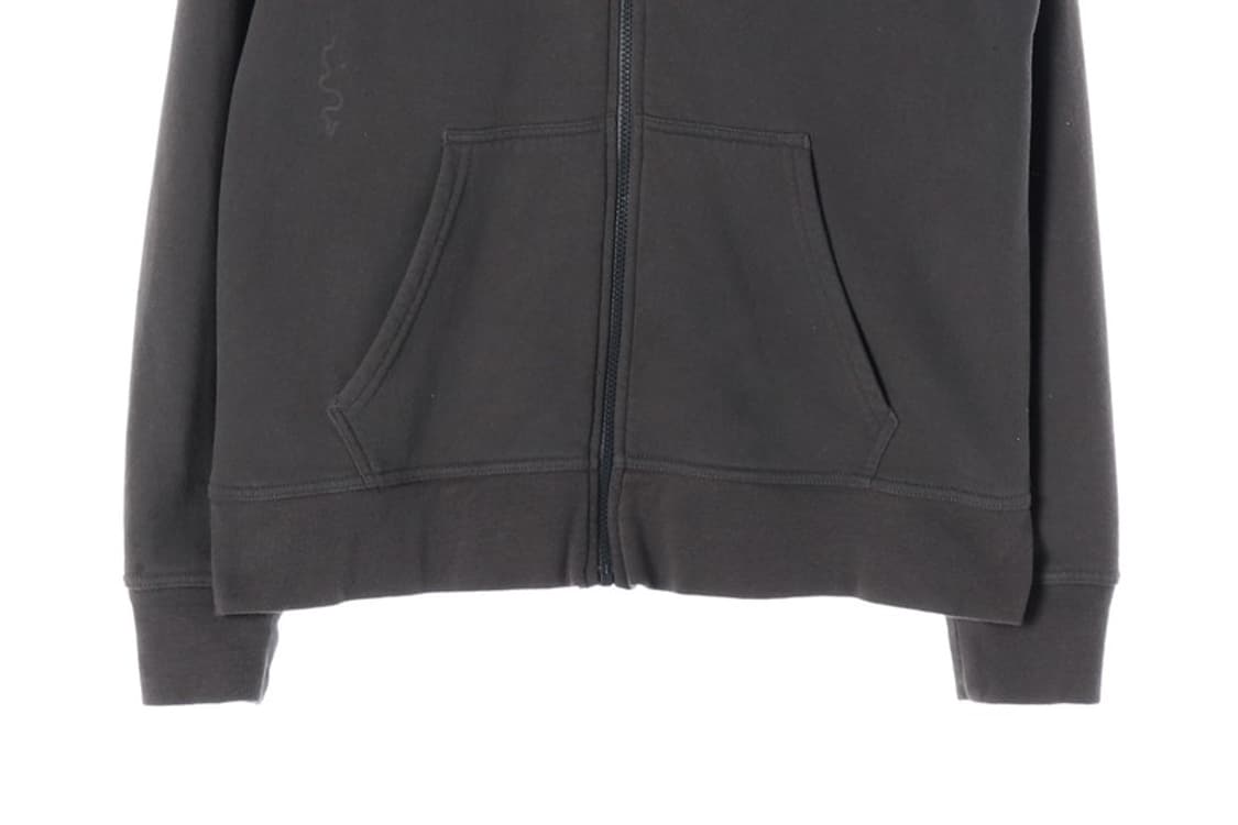 노스페이스 배색 자수 로고 기모 후드 집업 M 상품이미지4