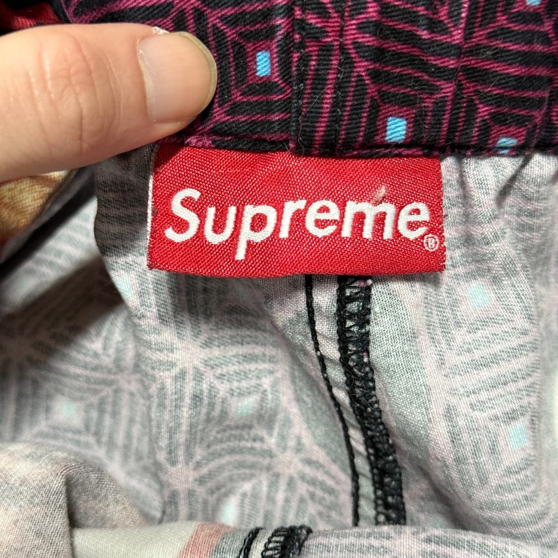 슈프림 17ss 오바마 풀 프린팅 스케이트 조거 팬츠 상품이미지7