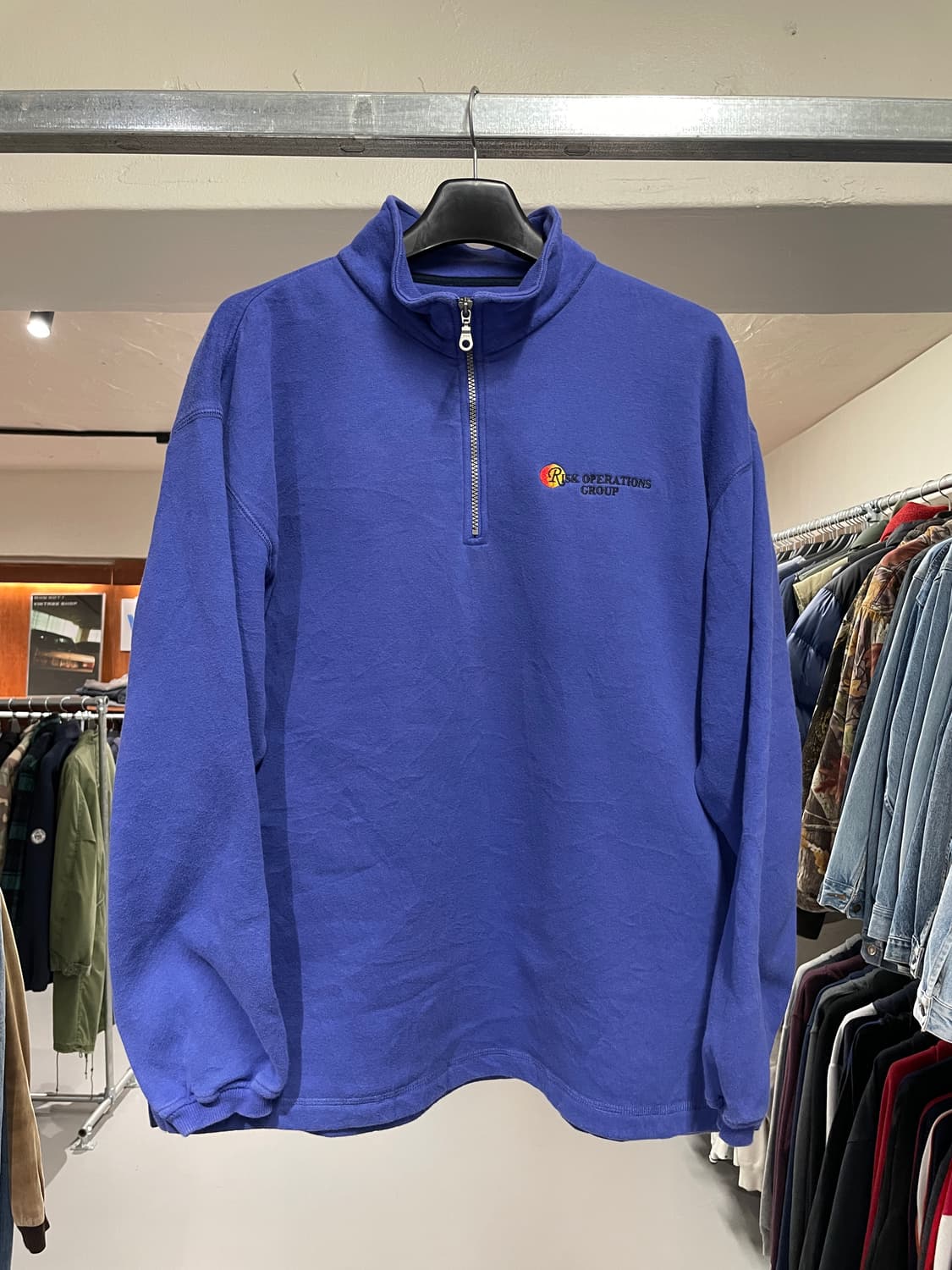 빈티지 반집업 맨투맨 상품이미지4