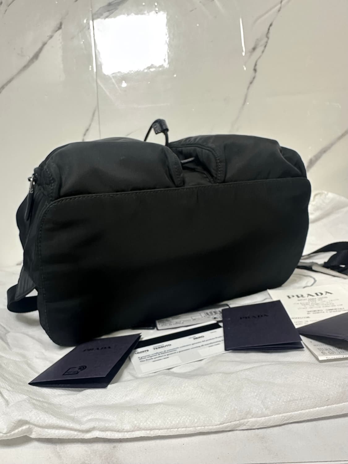 [A+ 정품] 프라다 투포켓 백팩 신형 스몰 상품이미지3