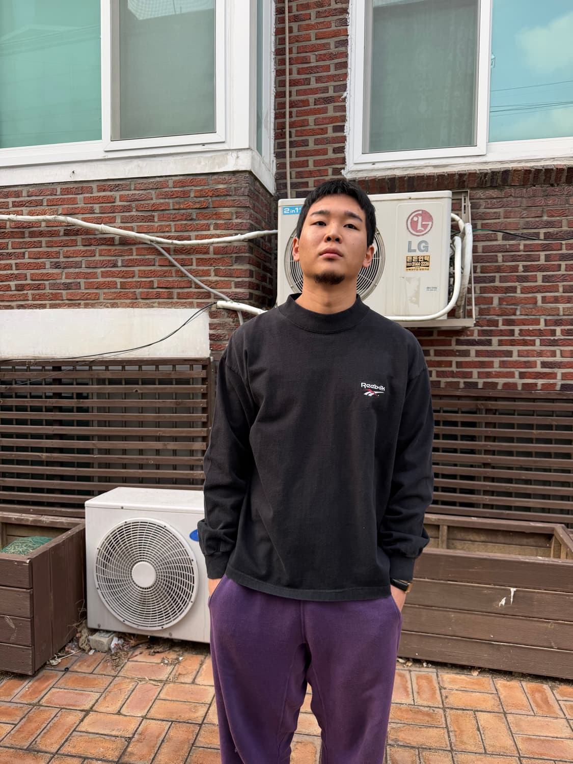 old Reebok mock neck L/S 상품이미지4