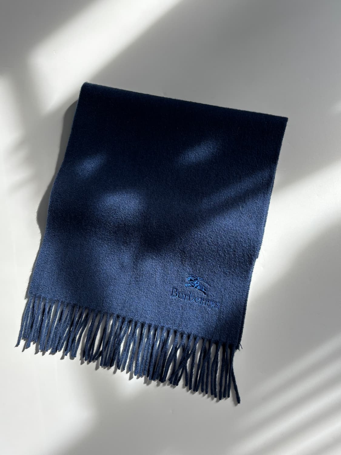 Burberry 버버리 네이비 캐시미어 머플러 상품이미지2