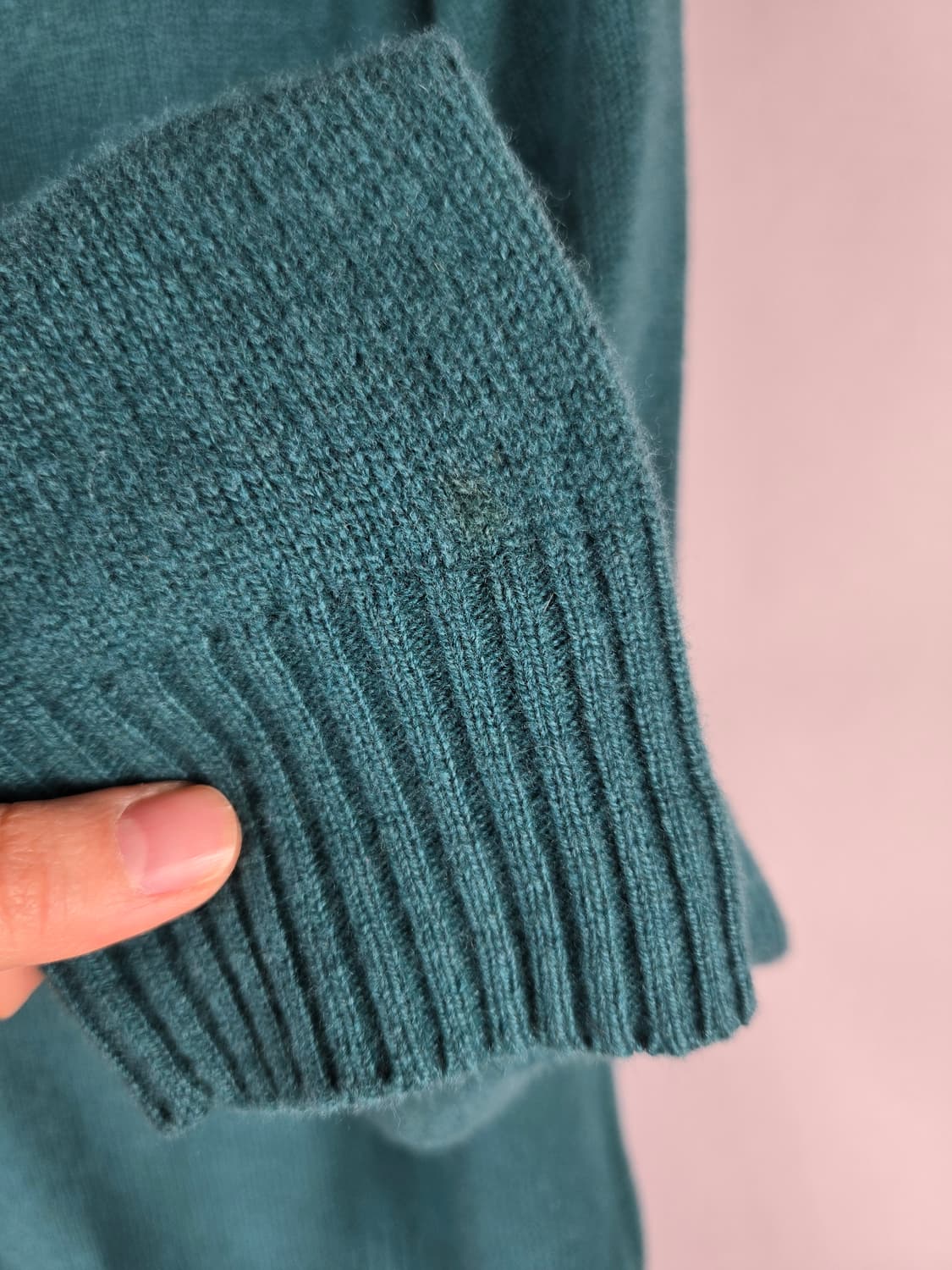 [무료배송]유니클로 L 남성 울100 모100 라운드넥 니트 스웨터 상품이미지6